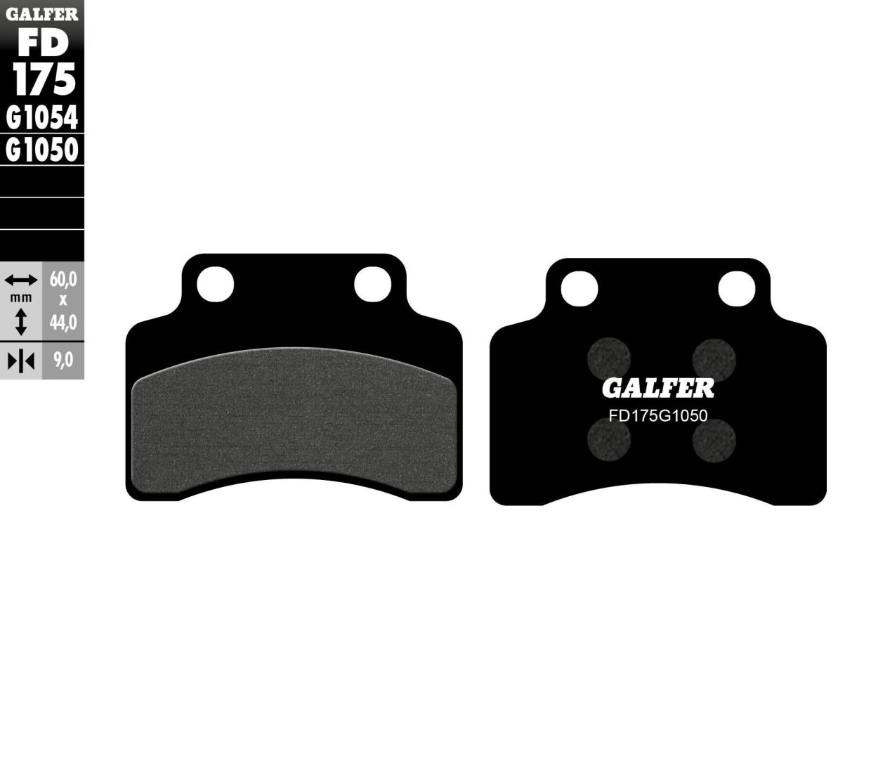 Galfer FD175G1054 félig fém fékbetétek Fékbetét 0