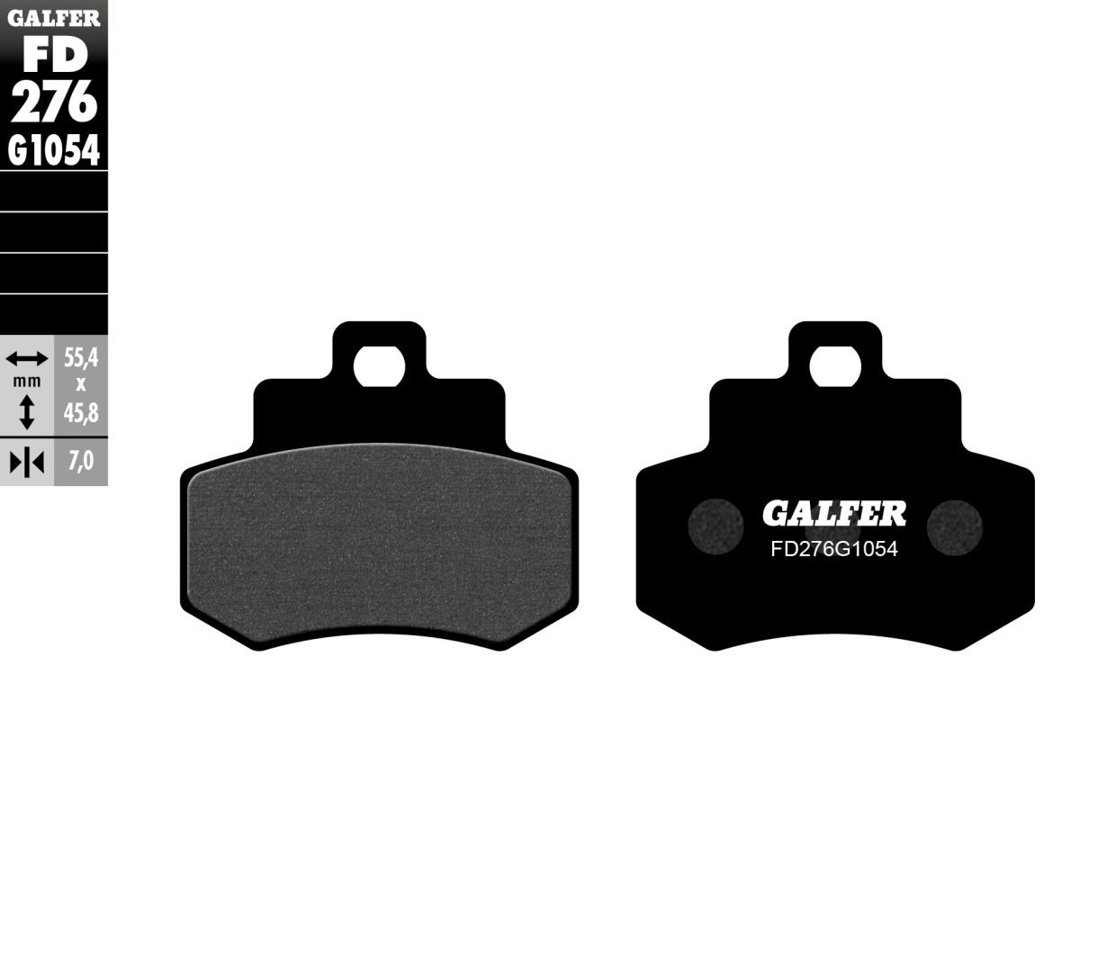 Galfer FD276G1054 félig fém fékbetétek Fékbetét 0
