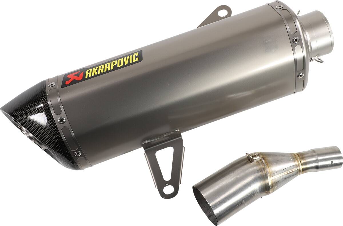 AKRAPOVIC SLIP-ON vonal kipufogódob rozsdamentes acél karbon vég sapka Kipufogó dob - Slip On 0