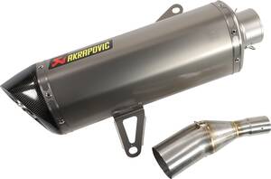 AKRAPOVIC SLIP-ON vonal kipufogódob rozsdamentes acél karbon vég sapka Kipufogó dob - Slip On