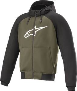 ALPINESTARS (road) JKT/HOODIE krómozott B/GN L Motoros kabát