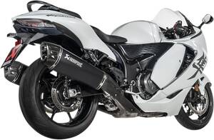 AKRAPOVIC kipufogódobok TI/CF fekete GSX13R Kipufogó dob - Slip On