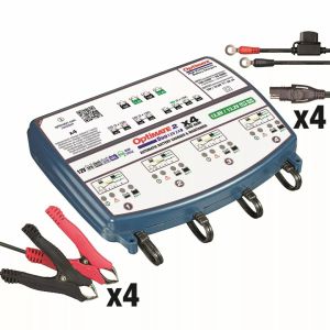 Tecmate TM574 Optimate 2 Duo x 4 Bank Akkumulátor töltő 4