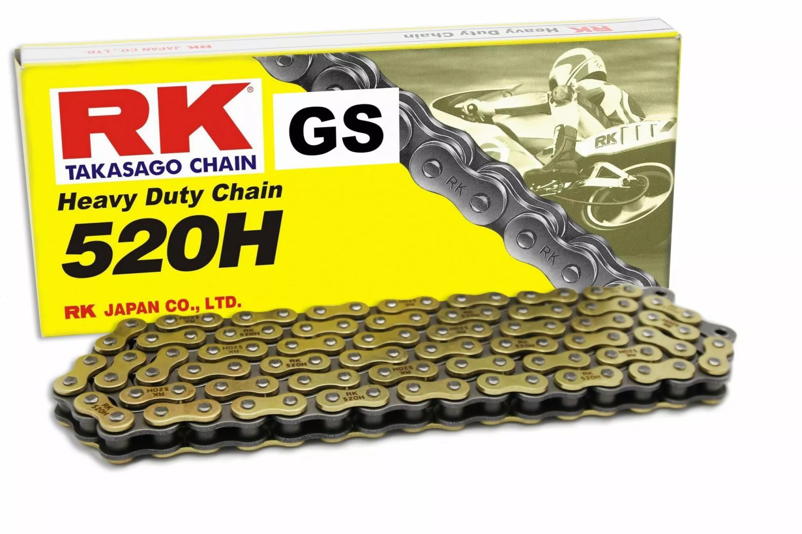 RK 520H-48-CL 520H nagy teherbírású hajtólánc Meghajtólánc , motorkerékpár lánc 0