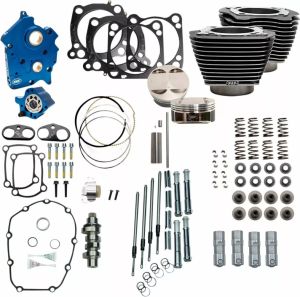 S&S CYCLE 310-1107B 128" Power Package Motor Performance Kit Motorblokk felújító készlet