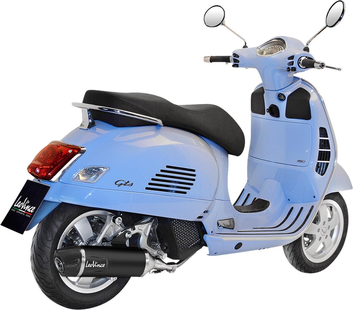 Leovince kipufogó VESPA GTS 150 fekete Teljes kipufogórendszer 0