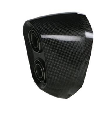 AKRAPOVIC vég sapka karbon fekete Motor kipufogó alkatrész 0