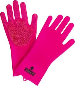 Muc-off SCRUBBER kesztyûk PINK S Szerelőkesztyű