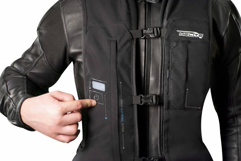 Helite HELITE e-TURTLE FEKETE LÉGZSÁKOS MELLÉNY légzsákos motoros ruha 0