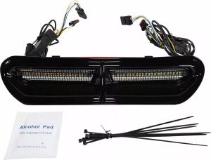 Custom dynamics CD-VENT-AW2-BB Genesis® 4 többfunkciós dinamikus LED denevérszárny szellőző betét Kiegészítő lámpa, irányjelző