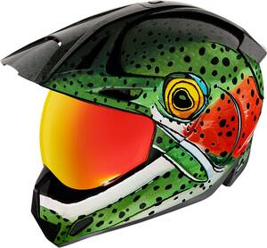 Icon Variant Pro bukósisak - Bugchucker - zöld - M Bukósisak