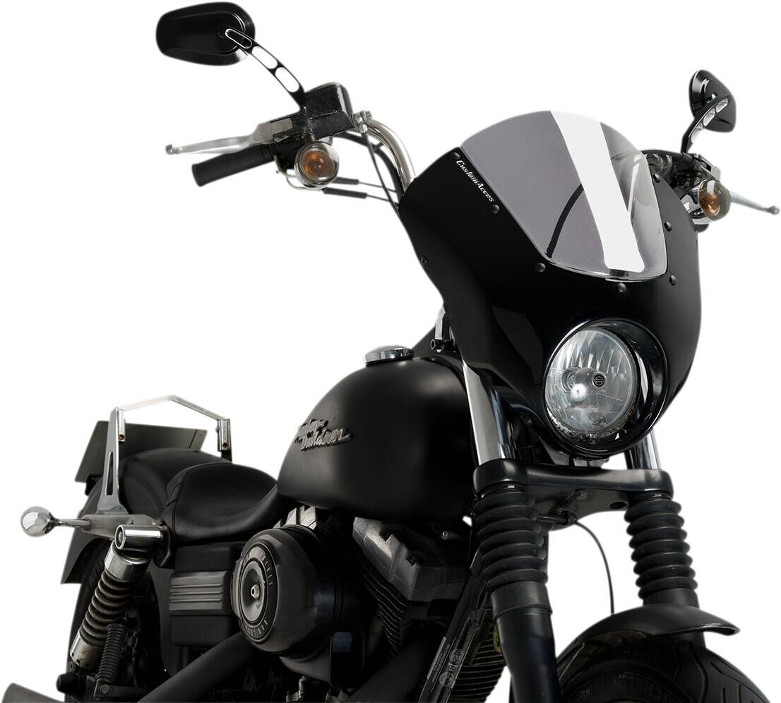 Custom acces - motoacces SEMIFAIRING sötét éjszaka füstszínû Szélvédő, plexi, fejidom 0
