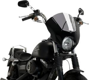 Custom acces - motoacces SEMIFAIRING sötét éjszaka füstszínû Szélvédő, plexi, fejidom