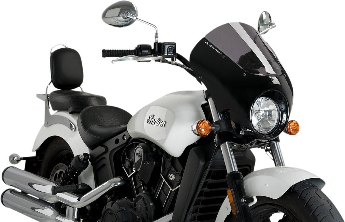 Custom acces - motoacces SEMIFAIRING sötét éjszaka DK füstszínû Szélvédő, plexi, fejidom 0