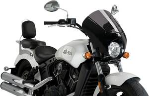 Custom acces - motoacces SEMIFAIRING sötét éjszaka DK füstszínû Szélvédő, plexi, fejidom