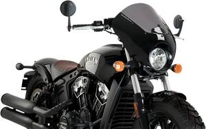 Custom acces - motoacces SEMIFAIRING sötét éjszaka DK füstszínû Szélvédő, plexi, fejidom