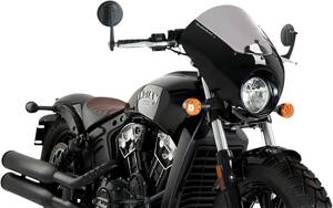 Custom acces - motoacces SEMIFAIRING sötét éjszaka füstszínû Szélvédő, plexi, fejidom