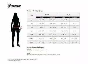 Thor 2902-0296 Women ' Motokrossz nadrág 5