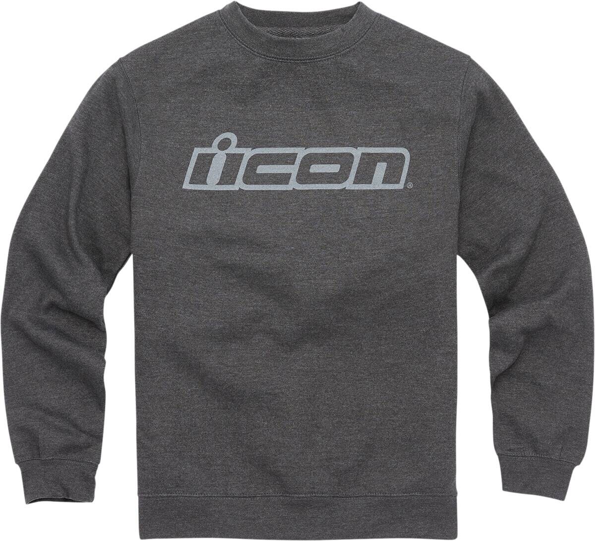 Icon CREWNECK OG SLANT fekete 3X Motoros ing, pulóver 0