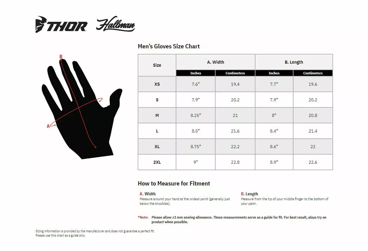 Thor 3330-6735 visszapattanó kesztyű Off-road kesztyű 2