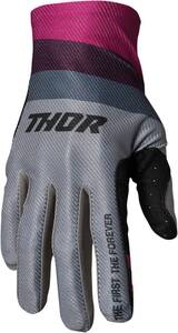 Thor GLV ASSIST REACT GY/PU XS Biciklis kesztyű
