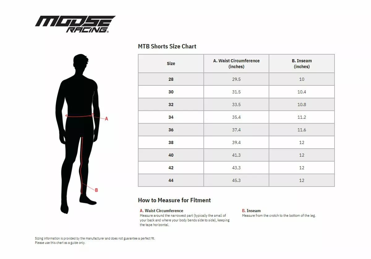 Moose racing soft-goods 5001-0091 hegyi kerékpáros rövidnadrág Biciklis nadrág 4