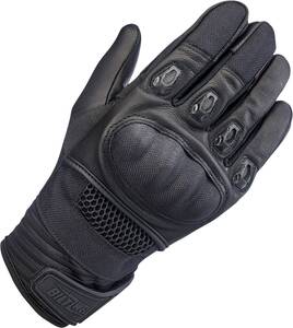 Biltwell kesztyûk BRDGPRT fekete XL Motoros kesztyű - utcai motorozáshoz