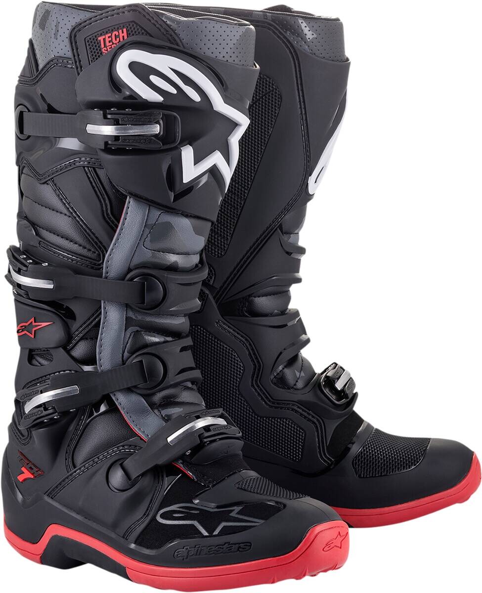 Alpinestars(mx) csizma TECH-7 BK/GY/RD 7 Off-road motoros csizma 0
