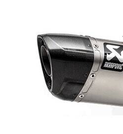 AKRAPOVIC vég sapka karbon fekete Kipufogó