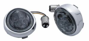 Ciro 45600 LED megvilágított Fang® első jelzőlámpa betétek Kiegészítő lámpa, irányjelző