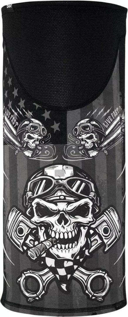 Zan headgear TW712 Motley Tube® Sportflex® szélálló nyakcső Motoros maszk, arcvédő, sapka és sál 0