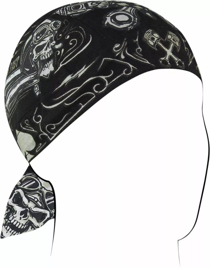Zan headgear Z712 FlyDanna® Cotton Headwrap Motoros maszk, arcvédő, sapka és sál 0