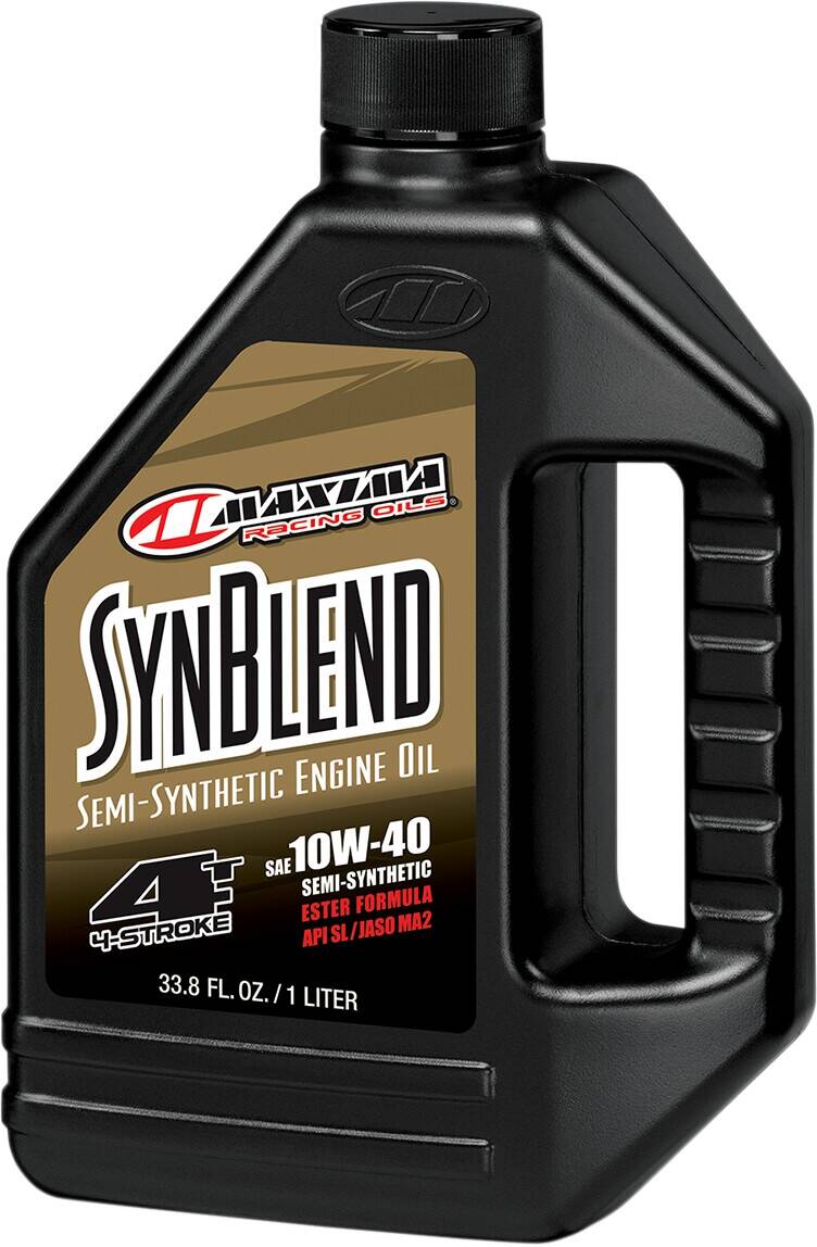Maxima Racing Oil motorblokk olaj 4-STROKE 10W40 / 1 LITER | 33,8 FL. OZ. / borostyán Olaj és kenőanyag 0