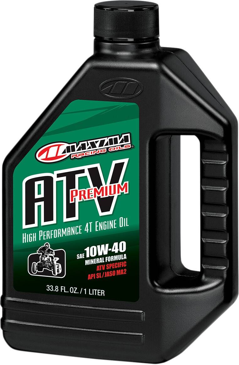 Maxima Racing Oil motorblokk olaj 4-STROKE 10W40 / 1 LITER | 33,8 FL. OZ. / borostyán Olaj és kenőanyag 0