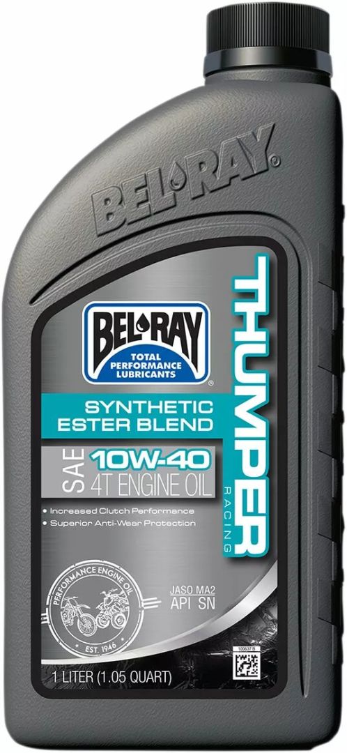 Bel-ray 99520-B1LW Thumper® Racing szintetikus észter keverék 4T motorolaj Motorolaj, tisztítószer, kemikáliák 0