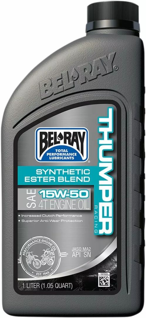 Bel-ray 99530-B1LW Thumper® Racing szintetikus észter keverék 4T motorolaj Motorolaj, tisztítószer, kemikáliák 0