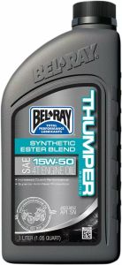 Bel-ray 99530-B1LW Thumper® Racing szintetikus észter keverék 4T motorolaj Motorolaj, tisztítószer, kemikáliák