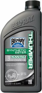 Bel-ray 99550-B1LW Thumper® Racing szintetikus észter 4T motorolaj Motorolaj, tisztítószer, kemikáliák