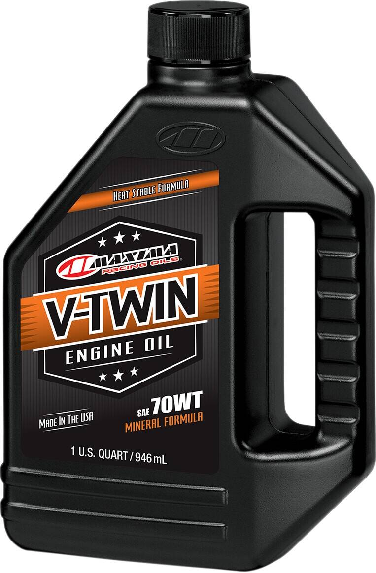 Maxima Racing Oil motorblokk olaj V-TWIN 70W / 946 ML | 32 FL. OZ. / borostyán Olaj és kenőanyag 0