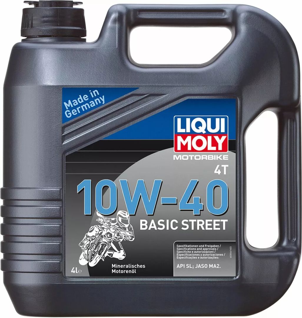 Liqui moly 3046 4T 10W-40 Basic Street Motorolaj Motorolaj, tisztítószer, kemikáliák 0