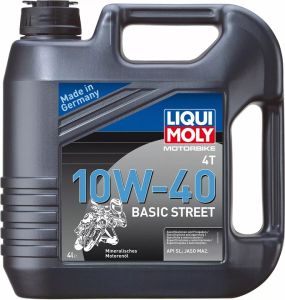Liqui moly 3046 4T 10W-40 Basic Street Motorolaj Motorolaj, tisztítószer, kemikáliák