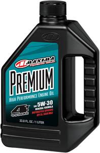 Maxima Racing Oil motorblokk olaj 4-STROKE 5W30 / 1 LITER | 33,8 FL. OZ. / borostyán Olaj és kenőanyag