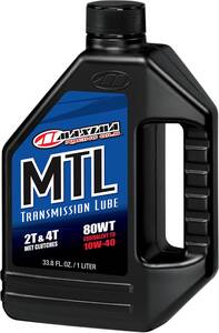 Maxima Racing Oil váltó folyadék 2- & 4-STROKE 80W / 1 LITER | 33,8 FL. OZ. / HONEY Olaj és kenőanyag