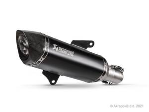 AKRAPOVIC kipufogódob SS fekete FORZA 350 Kipufogó dob - Slip On