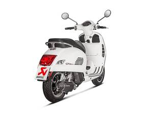 AKRAPOVIC SLIP-ON vonal kipufogódob fekete rozsdamentes acél karbon vég sapka Kipufogó dob - Slip On