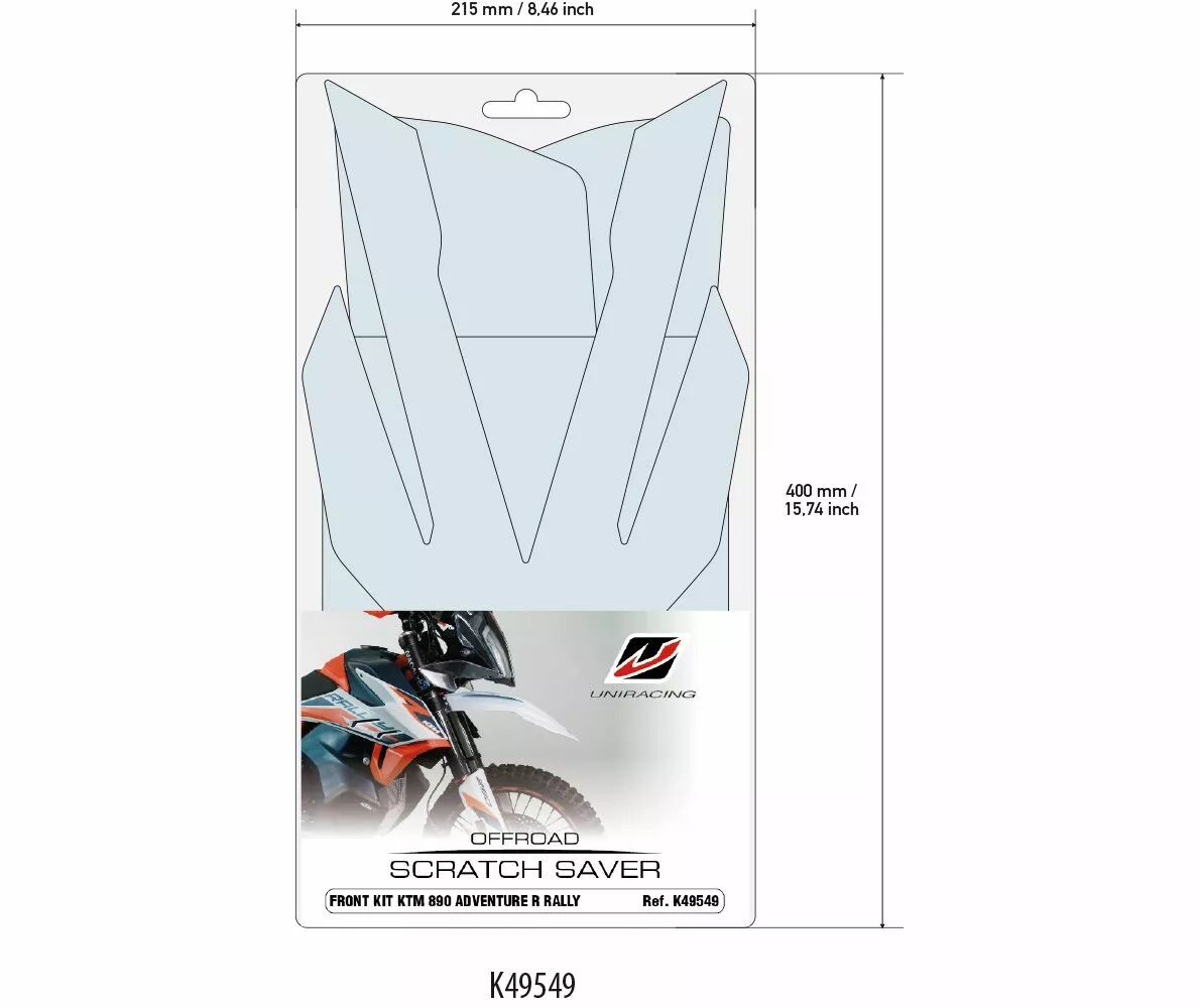 Uniracing K49549 Scratch Saver Matrica 5