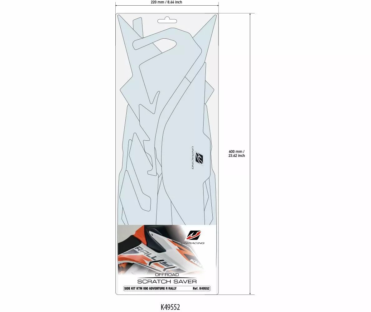 Uniracing K49552 Scratch Saver Matrica 5