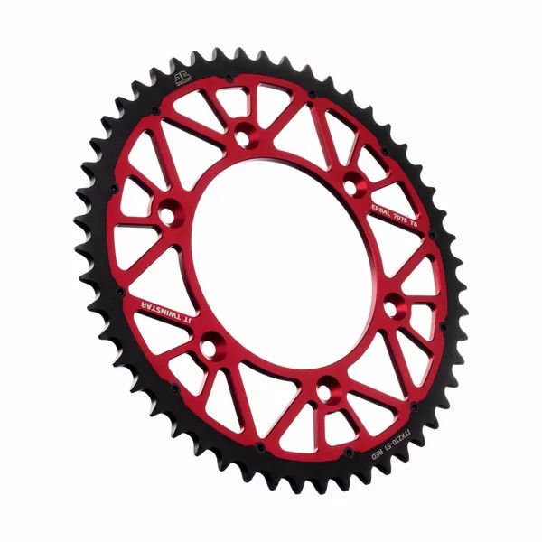 Jt sprockets JTX210.51RED Twinstar acél/alumínium hibrid lánckerék Lánckerék 0