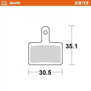 Moto-master 730254 Szinterezett fékbetét Fékbetét