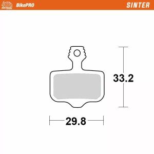 Moto-master 730654 Szinterezett fékbetét Fékbetét